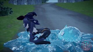 [DysonMMD] Mona trapped by slime