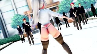 Teacher Haku seduces her student