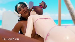 D.va futa fuck Symmetra