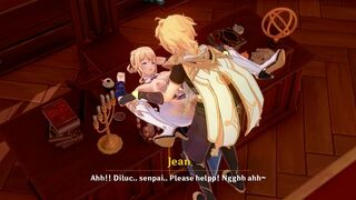 Jean fucked by aether unwillingly