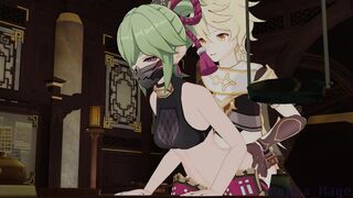 Kuki Shinobu fucked from behind with Aether