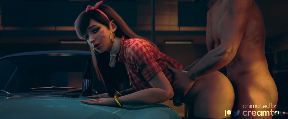 D Va Makes A Pit Stop For A Quickie Creamtau
