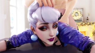 K/DA Evelynn ruined makeup