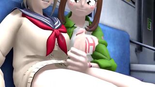 Toga and Uraraka Couple [legoguy9875]