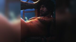 Resident evil : Carlos take some Dick