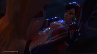 D.Va Anal Pounded [Darkholestuff]