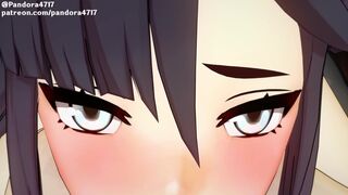 Mona raped by hilichurl from behind