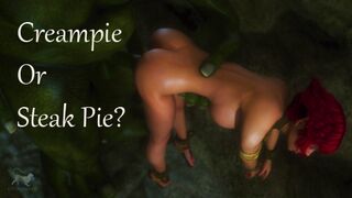 Hungry Redhead Elf Is Troll's Fucktoy