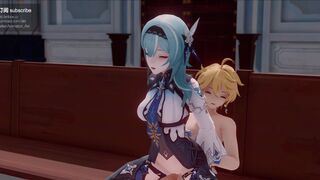 Eula blowjob and fuck [Akt]