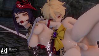 Kujou Sara tries to dominate Aether [Akt]