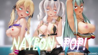 KanColle Girls Pop Stripdance [000MMD]