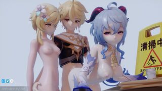 Ganyu and Lumine [Akt]