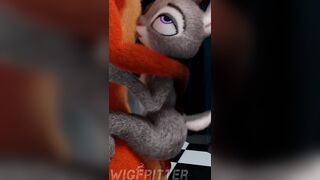 Judy Riding Nick - Wigfritter