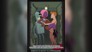 Bender and Fry with Whore [coffeesquirrel]
