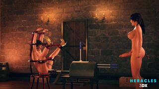 Lara Croft's pleasure