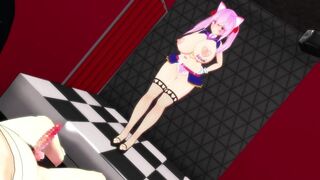 Colossal tits dirty little schoolgirl Onahokusovich-chan's "Private Erotic Dance Room Provocative Dirty Dance With Your Cock" How It's Done