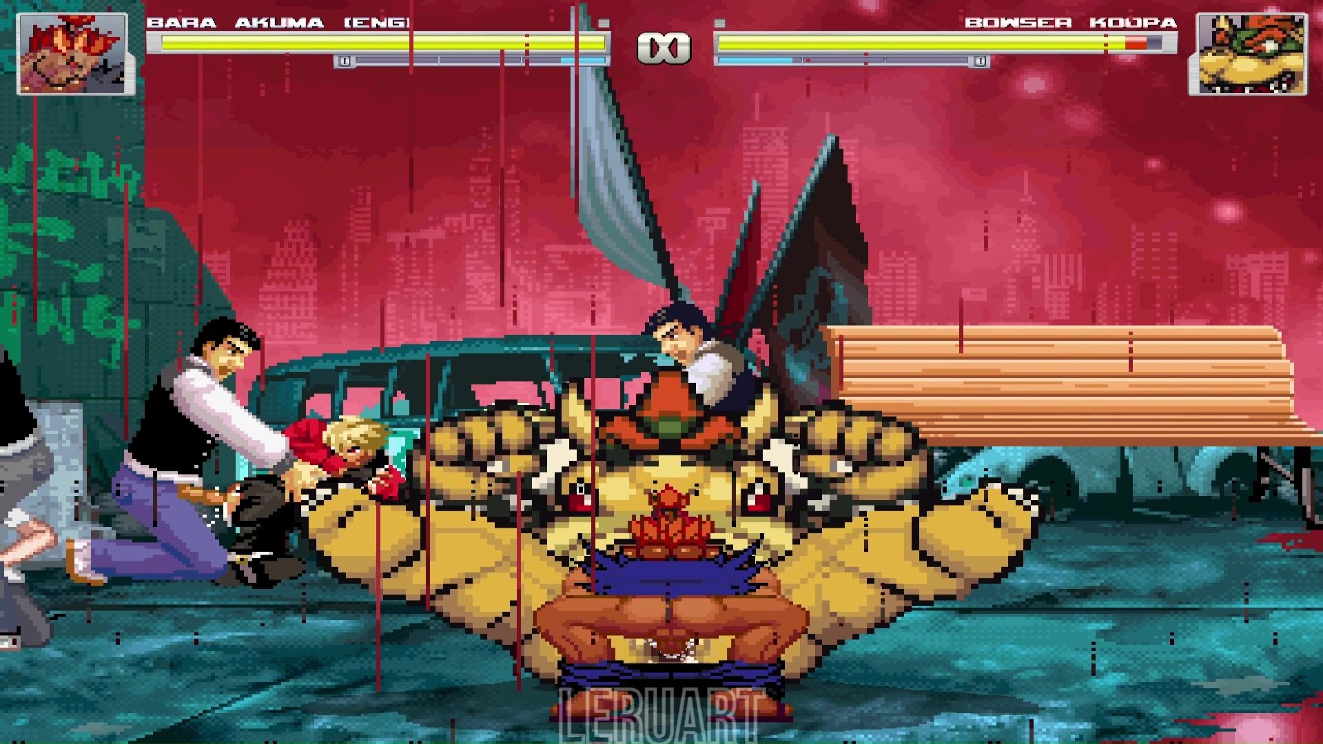 Akuma VS Bowser [MUGEN #12]