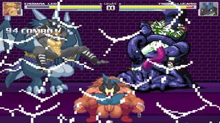 Hyper Leo VS Frisky Lucario [MUGEN #13]