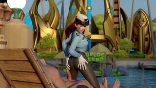 D.va Buttjob (Officer) [4K] [AliceCry]