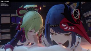 Kujou Sara & Kuki Shinobu [Akt]