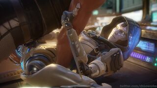 Ash's unexpected visitor. [Dzooworks]