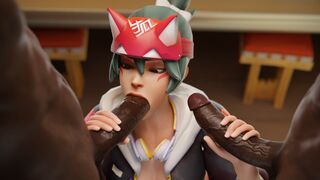 Kiriko [Blacked][Aphy3d]