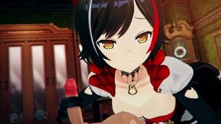 [Robin00]Queen Mio handjob+blowjob