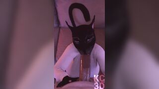 Aziya Blowjob POV - KC3D