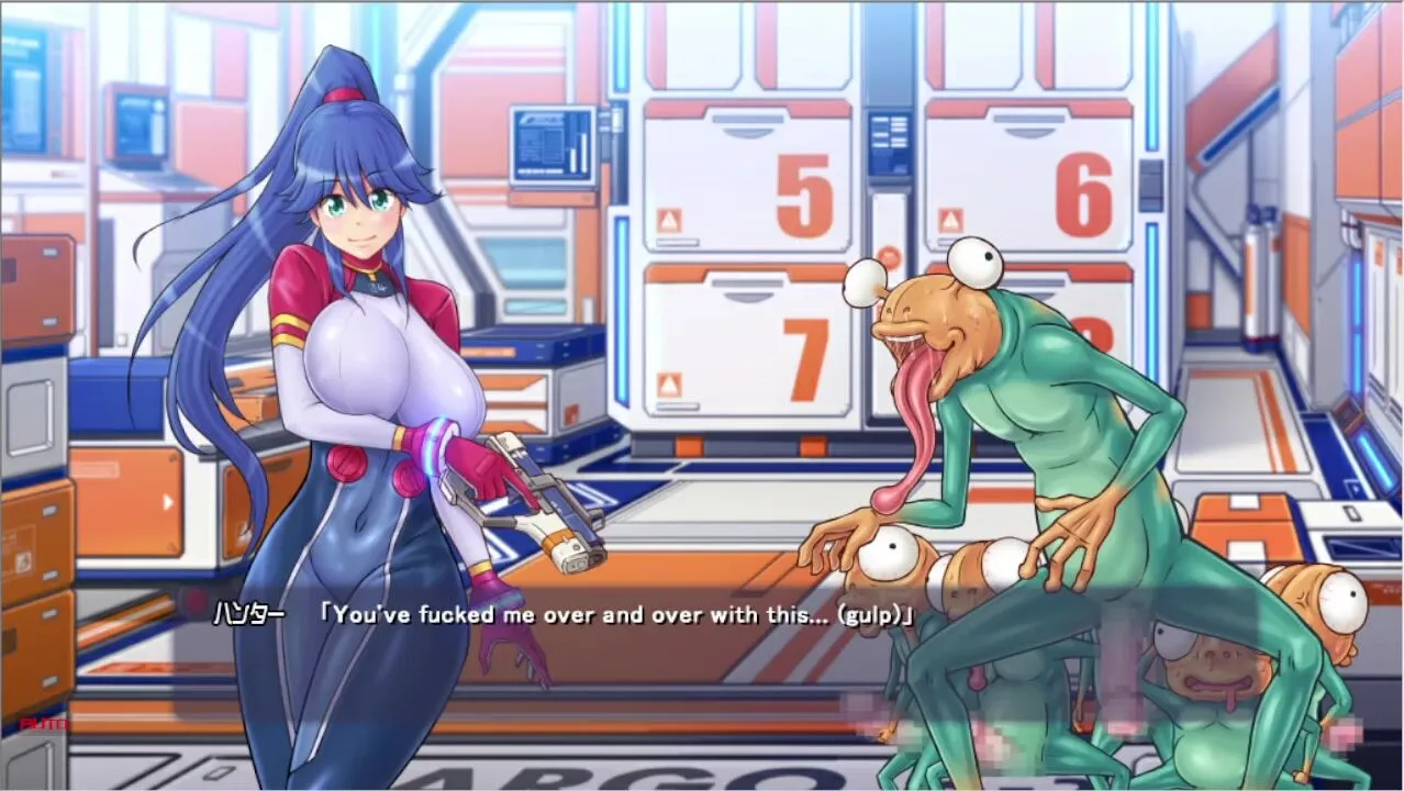 Creature reaction inside the ship