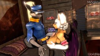 Sly Cooper x Rouge the Bat  - MrSafetyLion