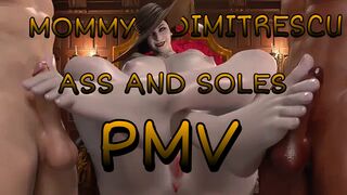Mommy Dimitrescu's Ass And Soles PMV/HMV