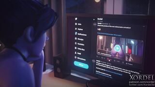 Widowmaker seeks fun in the stormy night! (Part 1) - [Xordel]