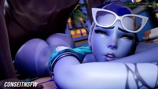 [4K] Widowmaker Enjoying The Night Life Activities [Blacked][Conseitnsfw]