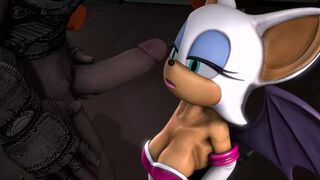 Dick in Rouge's Face [RougeNine]