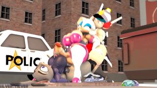 Rouge Caught by Cops [silvertilver (4lifebunger)]