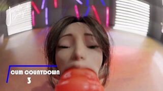 COUNTDOWN JOI - Facefuck Monster Dildo - Preview