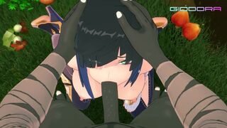 [Sound] Yelan, a blowjob for hilichurl.