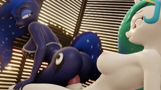 Luna Rides Futa Celestia - EroStud