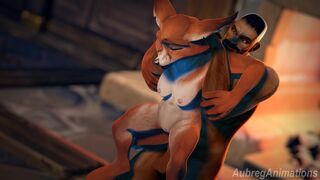 Fox fuck toy [AubregAnimations]