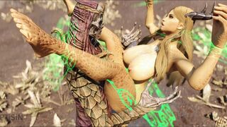 Curvy Dragon Girl was fucked by Mage Dragon Priest