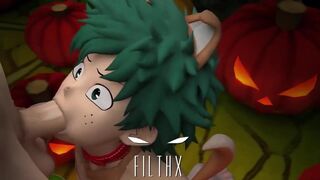happy halloween (deku)