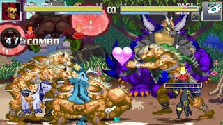 Gnolls lurk and capture Vulpix and her Eeveelution friends