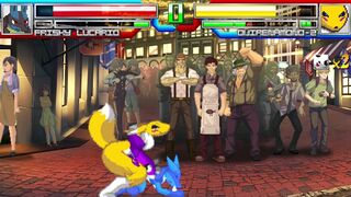 Frisky Lucario VS OviRenamon [MUGEN #18]