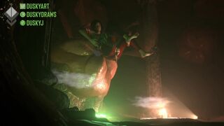 Lara Croft Breeding Pod Capture