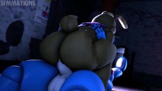 Glitchtrap And Toy Bonnie