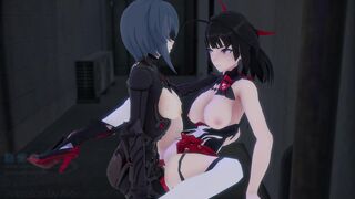 Raiden Mei intense sex with Raven