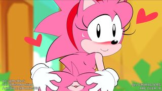 Classic Amy Rose x Sonic [Beachside Bunnies + MrcBleck]
