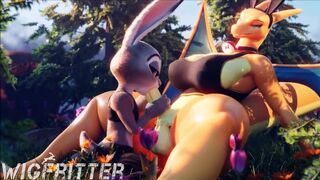 Judy Blowing Futa Charizard - Wigfritter