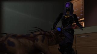 Tali's Licking Varren Encounter (Incomplete)