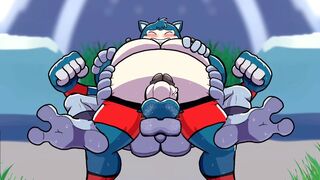 [hunter-husky]fight the enemy Machamp